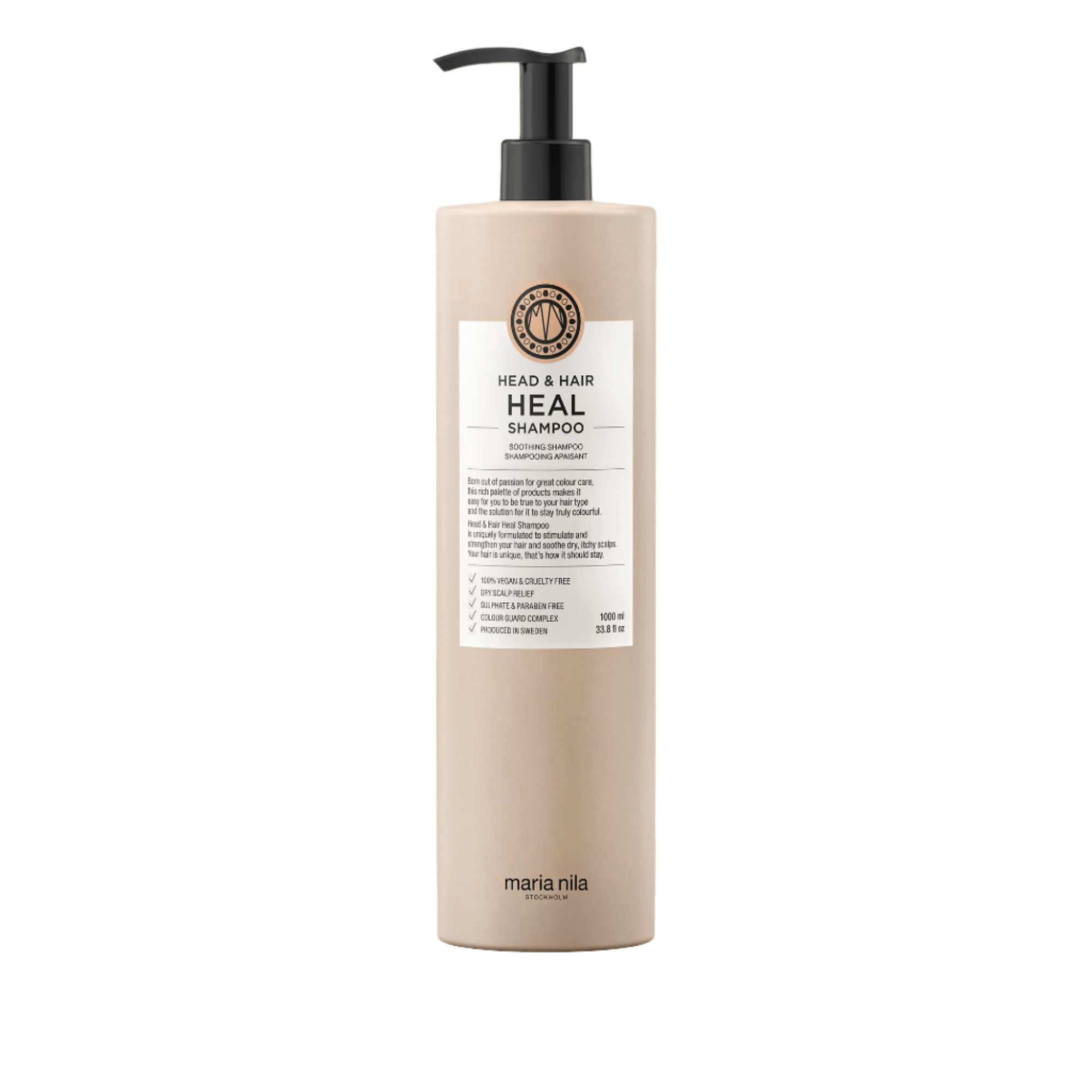 MARIA NILA Head & Hair Heal Shampoo - Gydomasis galvos odos ir plaukų šampūnas - Oranžinis StiliusŠampūnasMaria NilaOranžinis Stilius
