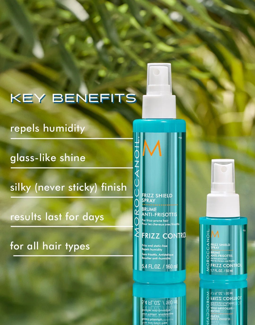 MOROCCANOIL Frizz Shield Spray - Plaukų šiaušimąsi kontroliuotantis purškiklis - Oranžinis StiliusPurškikliaiMorrocanOilOranžinis Stilius