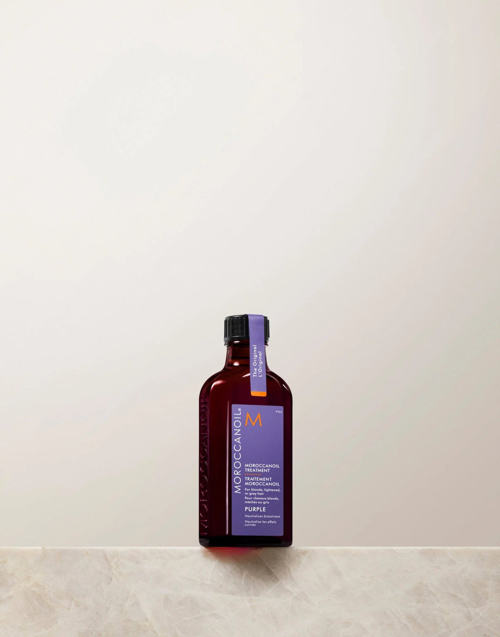 MOROCCANOIL Treatment Purple - Argano aliejukas šviesiems, šviesintiems ir žiliems plaukams - Oranžinis StiliusPlaukų aliejukaiMorrocanOilOranžinis Stilius